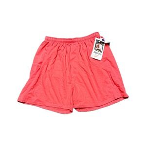 Russell Athletic Shorts Women's L Blank Pink Gym‎ Sweat 90s Vintage